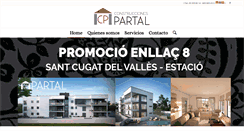 Desktop Screenshot of construccionespartal.com