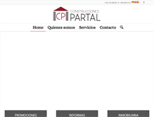 Tablet Screenshot of construccionespartal.com